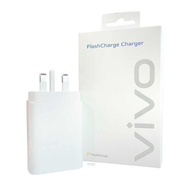 Vivo 80W Flash Charge Charger Adapter White